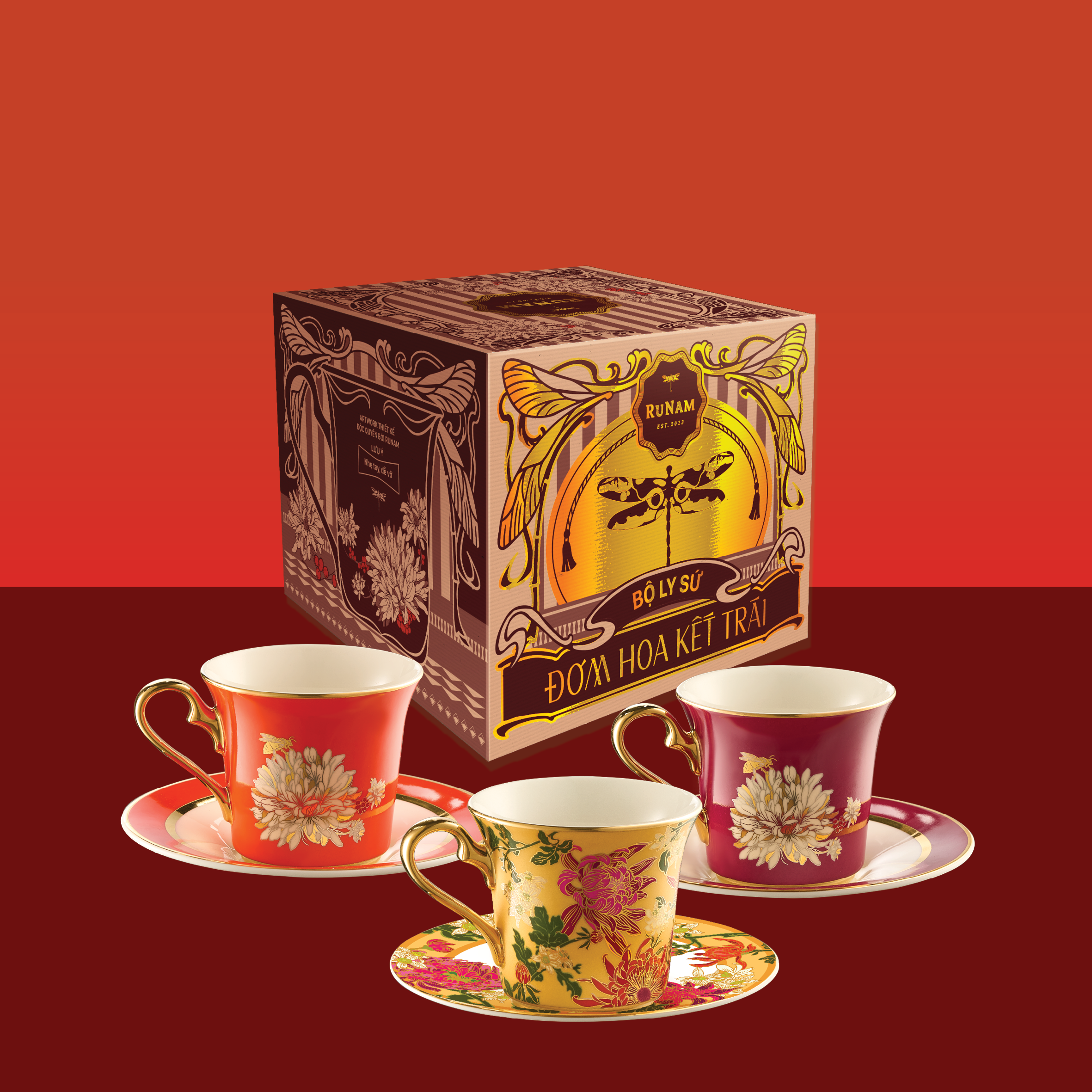 BLOOM AND BEAR FRUIT (SINGLE CERAMIC SET)